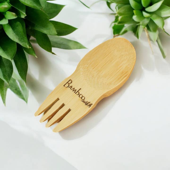 Bamboo Switch – wholesale Kitchen fork – Bamboo Spork Utensil | Camping Bestseller