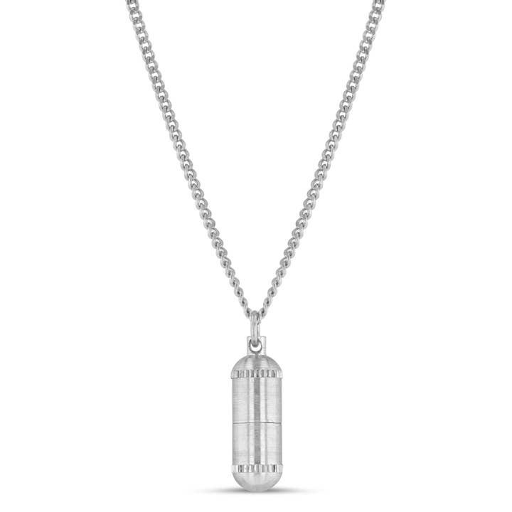 Silver Necklace - Curb Chain for wholesale by Intention Capsule