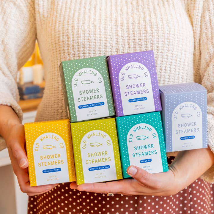 Old Whaling Company - Wholesale Shower Steamer/Bomb - Spearmint & Eucalyptus Shower Steamers