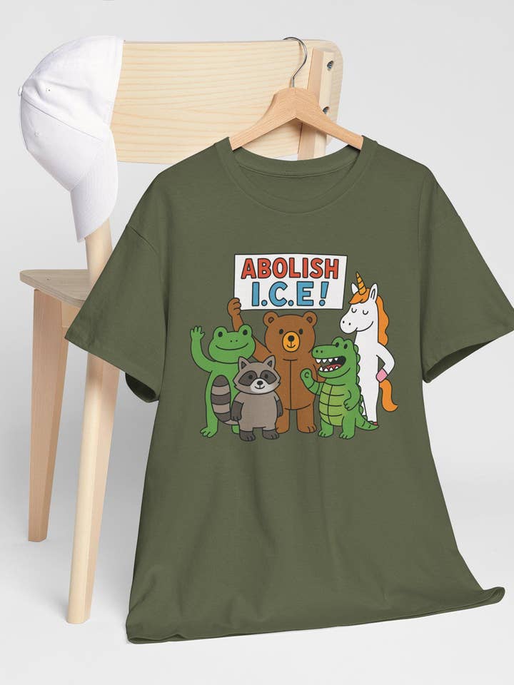 DLT Ecommerce - Wholesale T-Shirt (Graphic) - Women's - Abolish ICE Tee, Portland Oregon Peaceful Protest Sweatshirt1