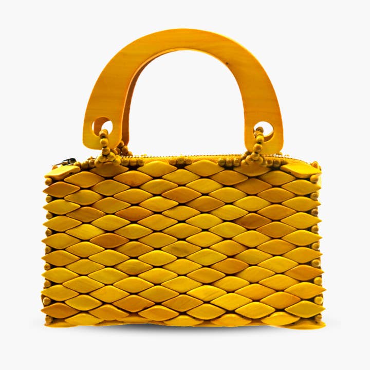 Paris Mini Handbag - Yellow for wholesale by SHANPAULO LLC