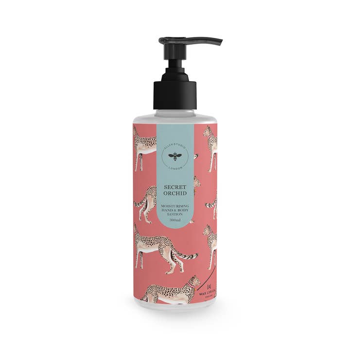Ellen Studio HAND LOTION 300ML SECRET ORCHD for wholesale by Portmeirion, Spode, Pimpernel, Nacthmann, Wrendale Designs