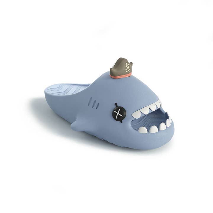 HelloSlippers - Wholesale Slides - Women's - Hello Slippers Sharkicks Pro Pirate Shark Slides Sandals2