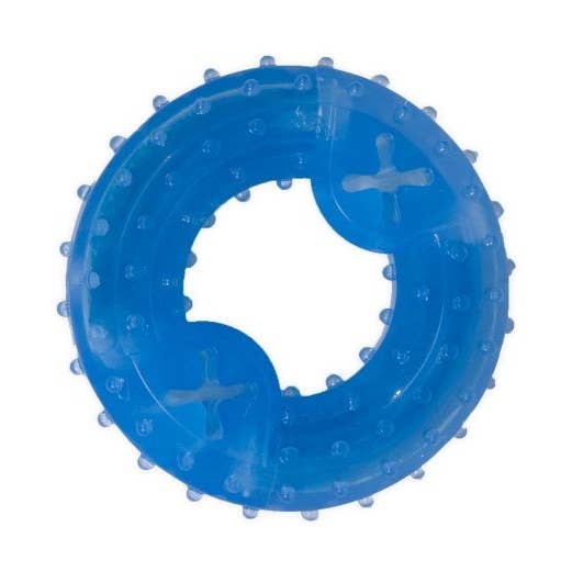 Kylring Hundtuggleksak – Frysbar, Hållbar & Lugnande för Tandsprickning & Varmt Väder | Silver Paw för wholesale av Dollar Paw