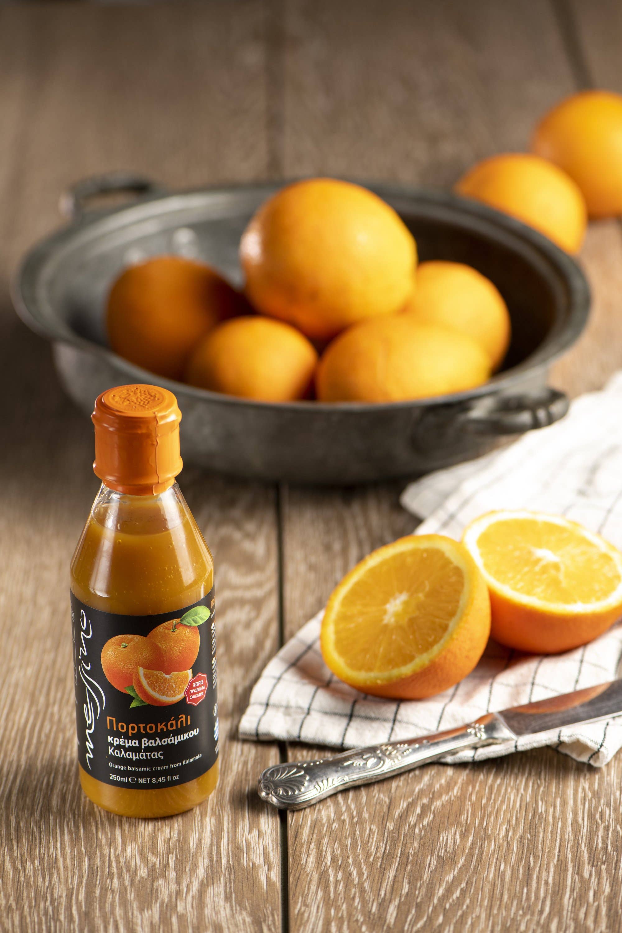 Oilladi - Wholesale Vinegar - Messino Orange Balsamic Cream (Glaze)2