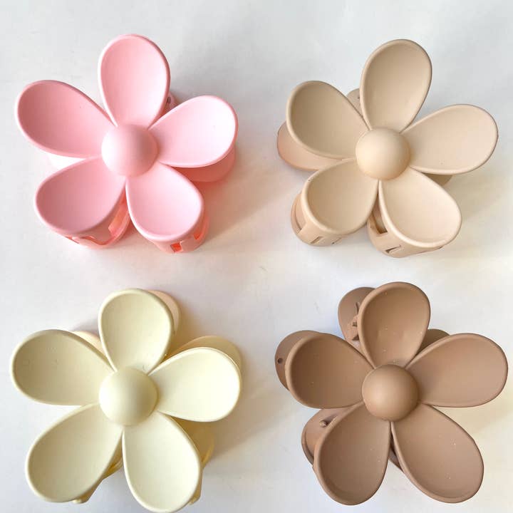 Frosting Company - Wholesale Hair Clip - Women's - Large Flower Hair Claw Clips