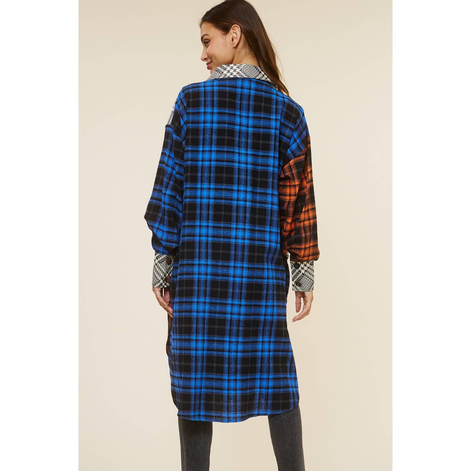 MULTI Giacca a quadri in tessuto misto in vendita all'ingrosso su Faire8