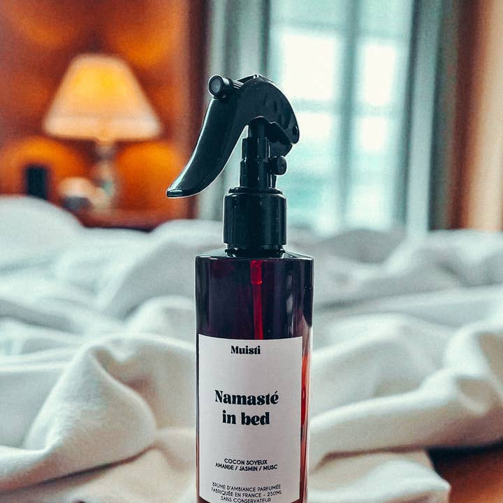 Muisti - Wholesale Room & Linen Spray - Ambient Mist - Namasté in bed0