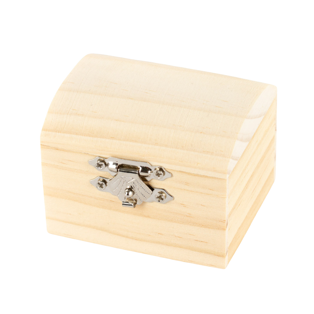 Factory Direct Craft - Wholesale Decorative Box - 2-1/2" x 2" x 1-3/4"  Unfinished Wood Chest Box5