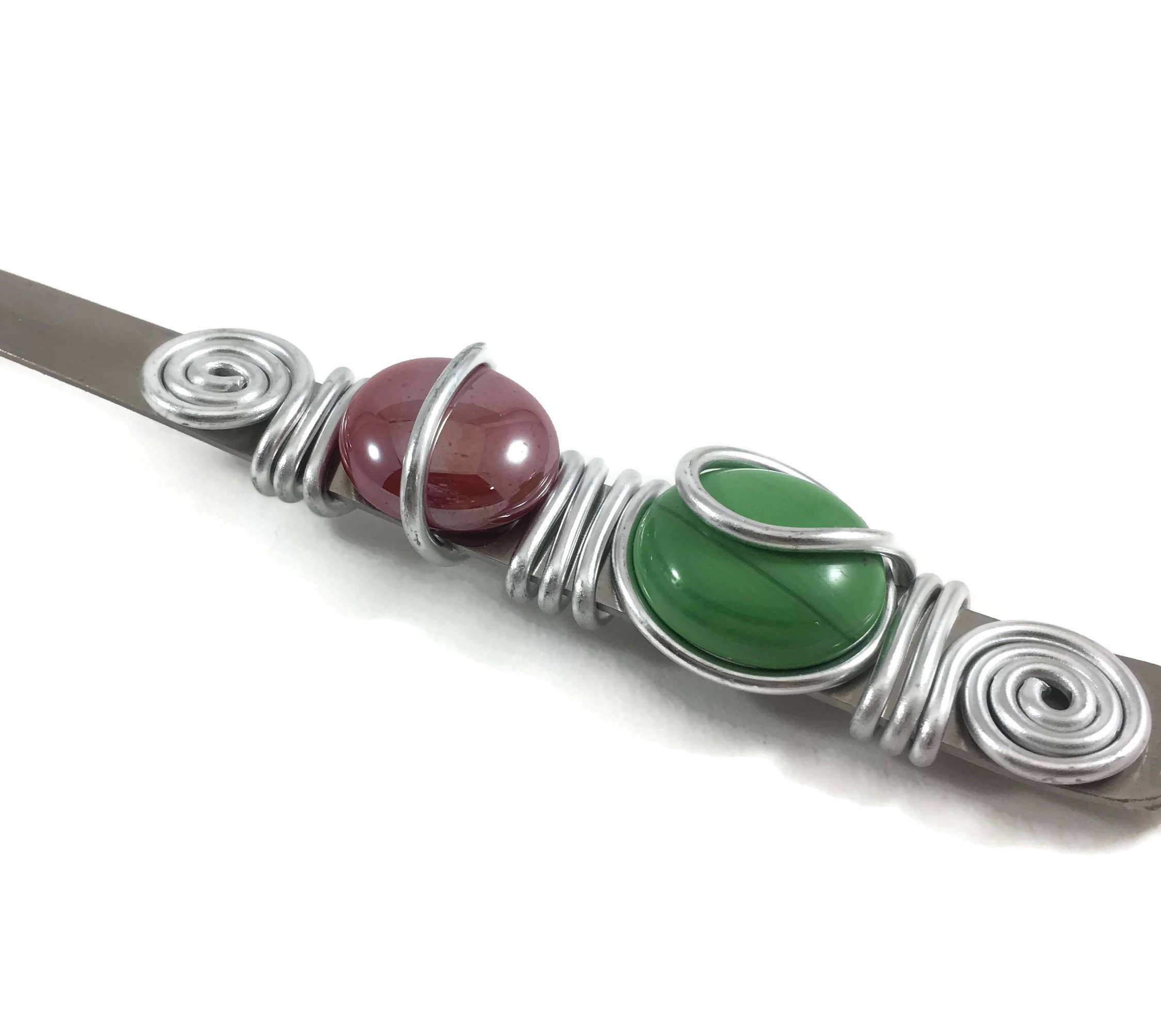 Swiddles Inc - Vente Ustensile de service - Cuillère à olives, cuillère à olives perlée, cuillère à fentes, articles de bar, plateau à relish, ustensile en perles, dessus de table, cadeaux de moins de 15 ans2