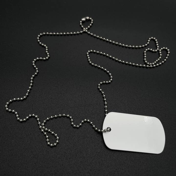 TheDogTagCo - Wholesale Pendant/charm necklace - Personalised Double Sided Tag (Necklace)5