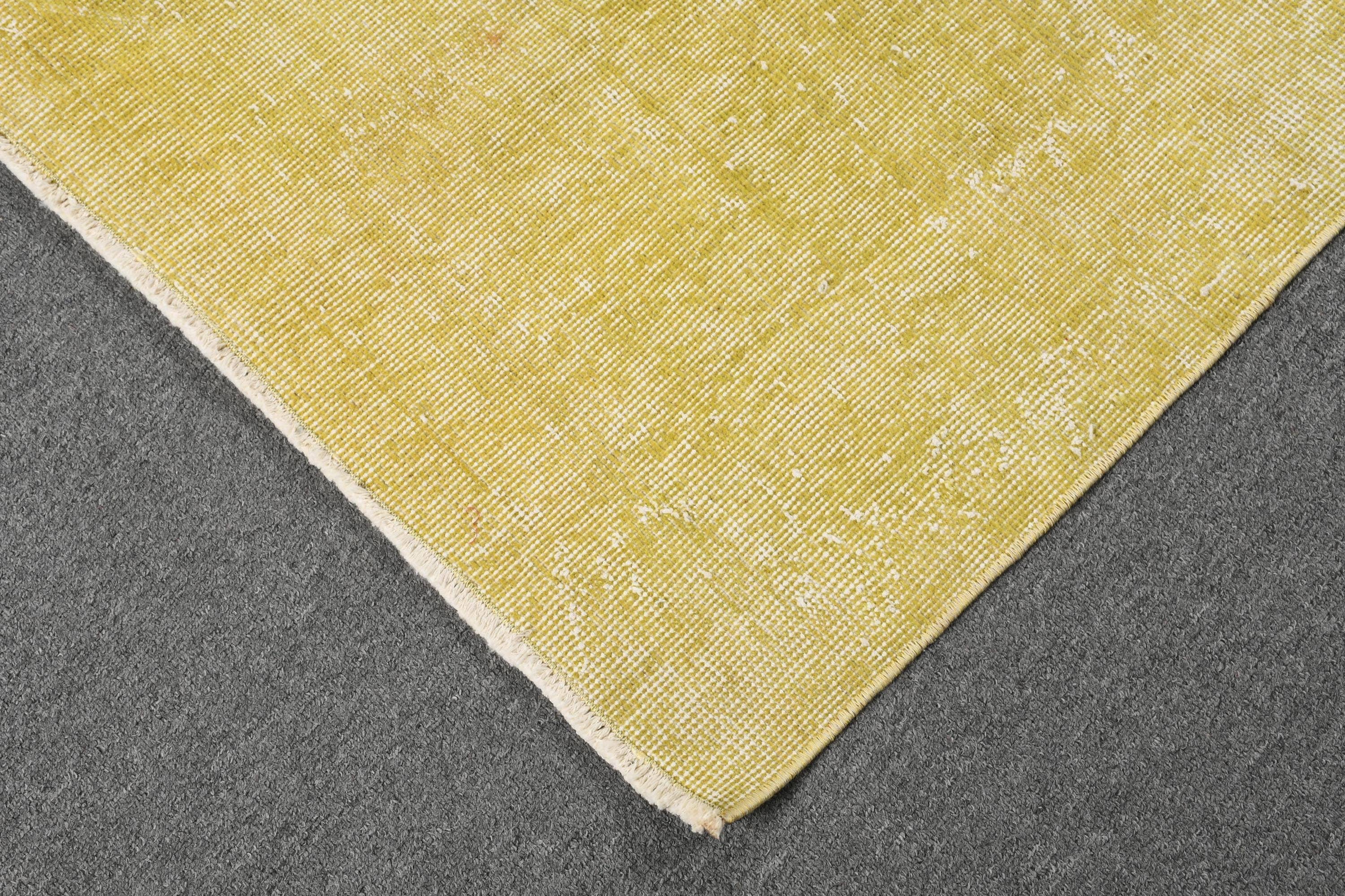 The Loom Wholesale – wholesale Matta – Gul Turkisk Matta, Blommönster, Vintage Ull, SCR-6956