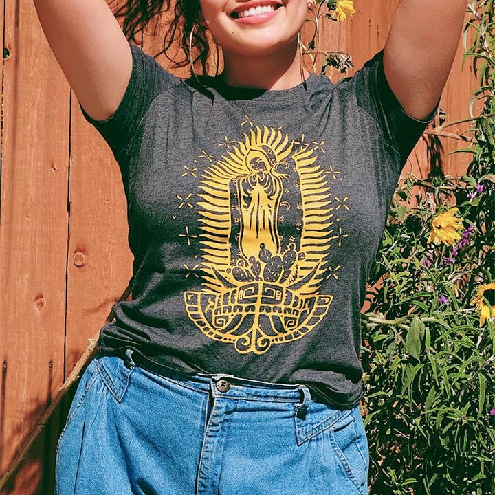 Relaxed Fit Women's Virgencita Tee for wholesale by Mi Vida