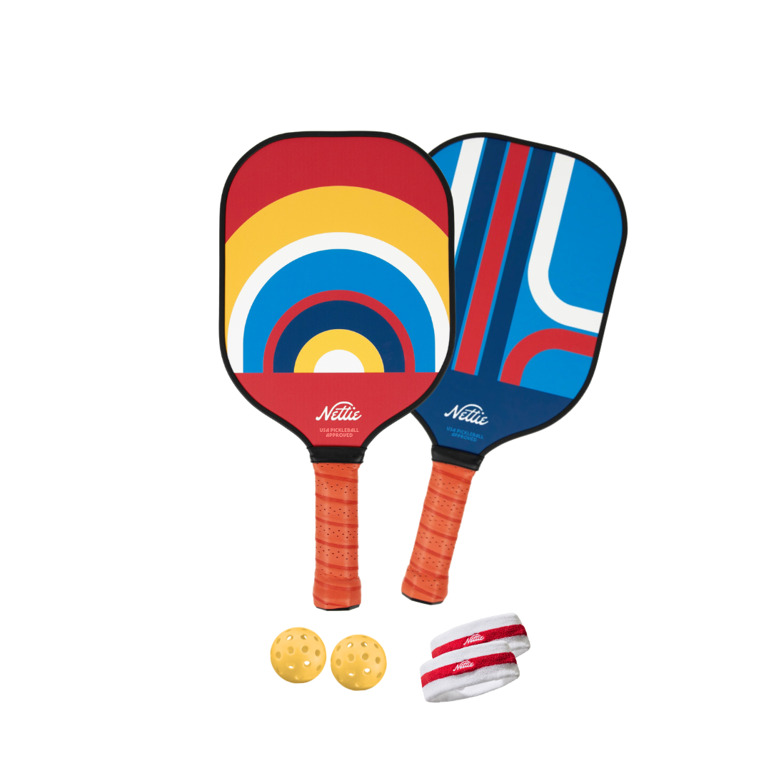 Nettie Pickleball Co. - Wholesale Sportieve accessoires - 2-pack pickleballset (koolstofvezel)0