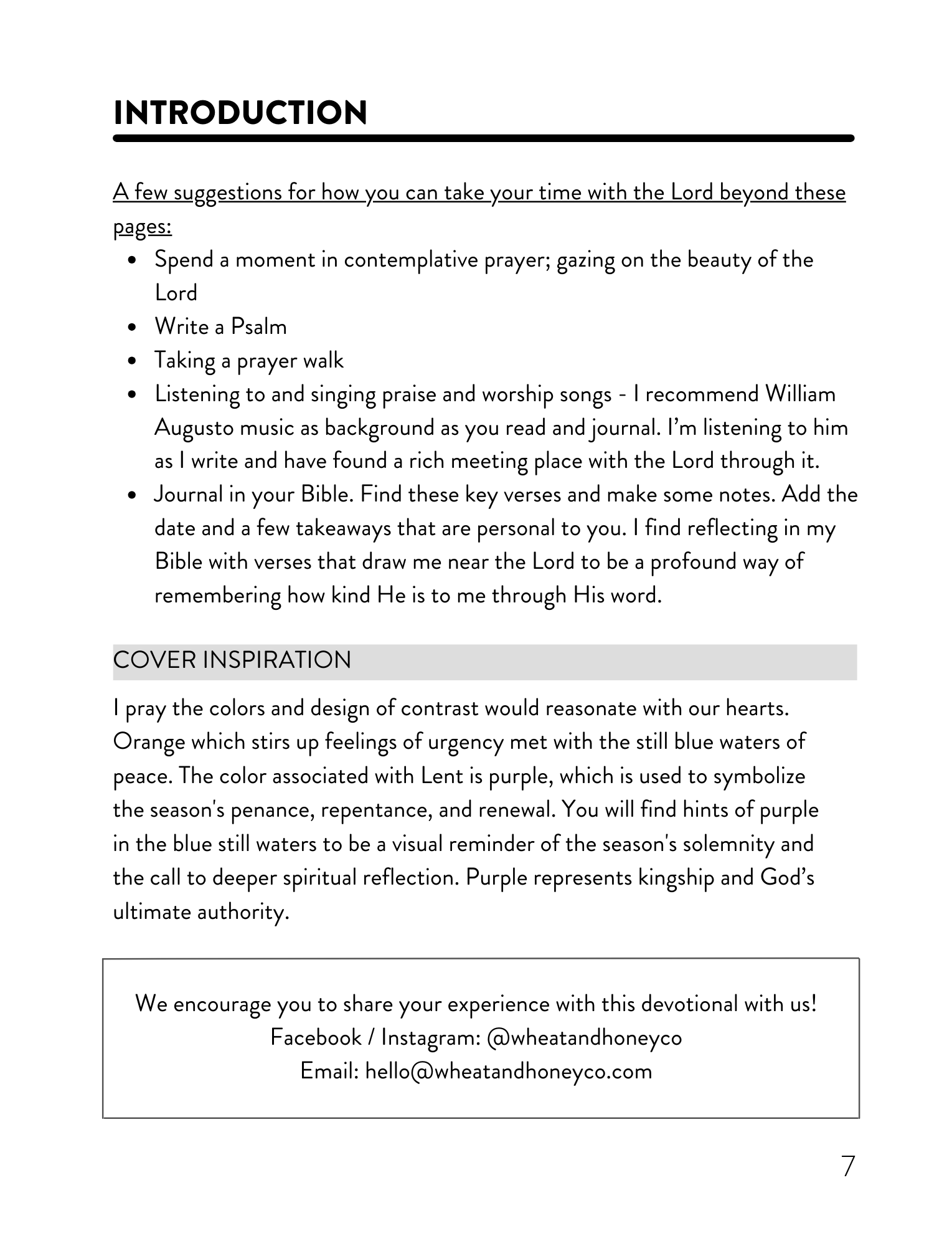 Wheat and Honey Co. - Wholesale Religion Book - Life Less Hurried: 40 days of stillness3