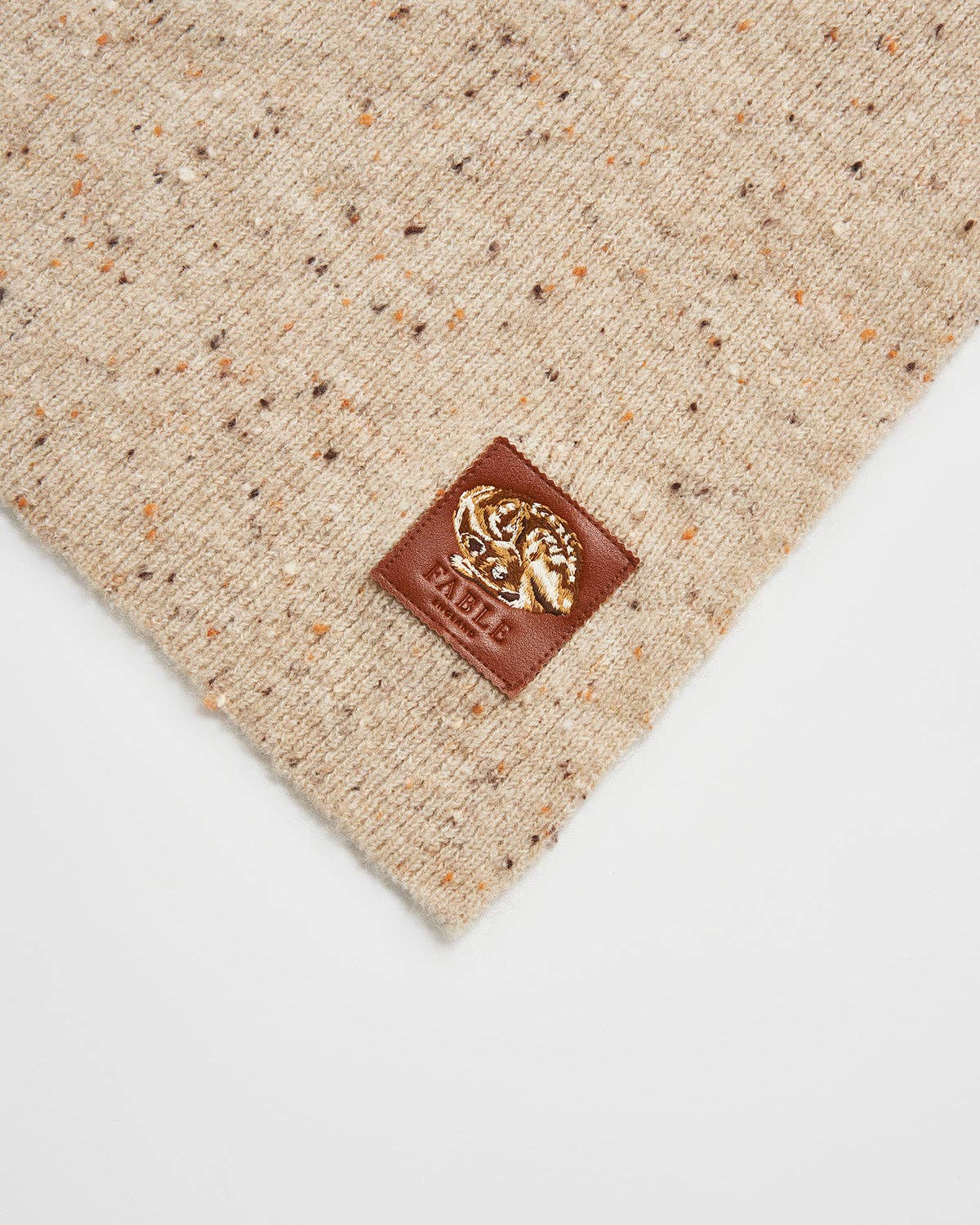 Fable England - Wholesale Scarf - Women's - Donegal Scarf - Taupe2