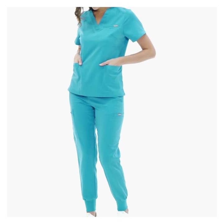 Short Sleeve Straight Leg Scrub Suit for wholesale by FurDecoration