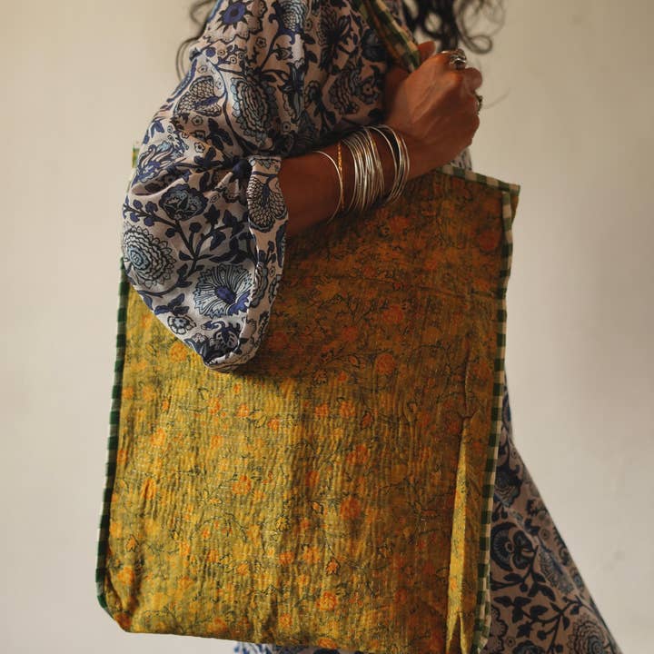 Annahmol - Wholesale Tote Bag - Women's - Vintage Textile one of a kind Cotton Totes15