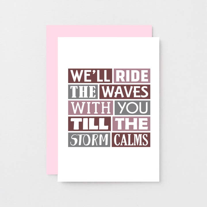 Thinking Of You Card | Till The Storm Calms for wholesale by SixElevenCreations
