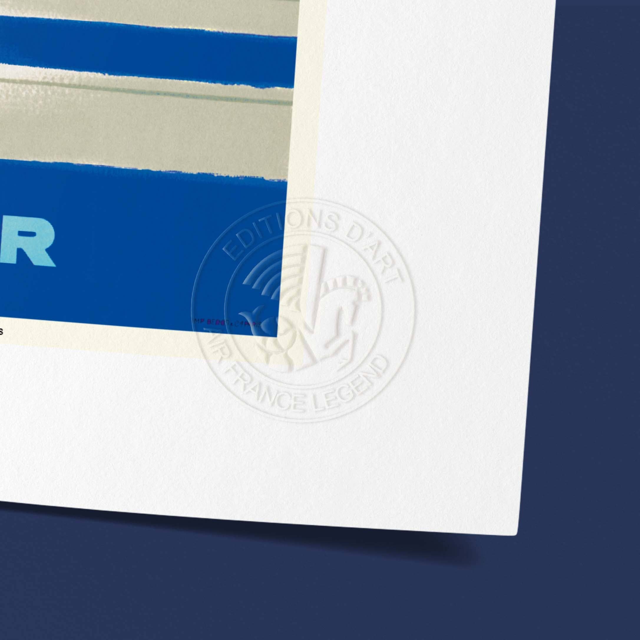 Oneart - Vente Poster - Affiche Air France / Côte d'Azur - AFL00963