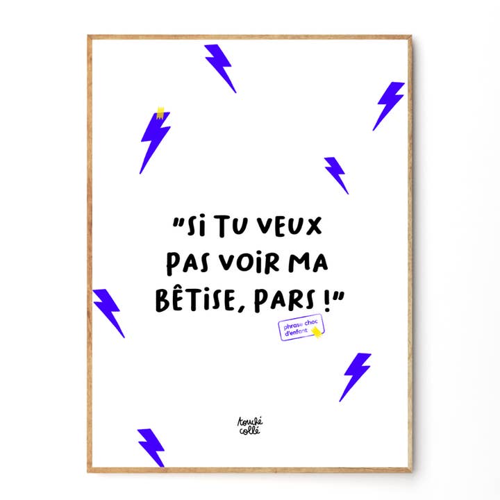 THE POSTER THAT DOES OOPS 18x24 for wholesale by Touché Collé