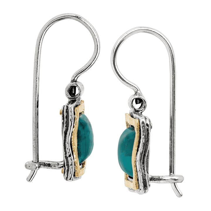 Teal Silpada Emerald Lake Turquoise Earrings for wholesale on Faire2