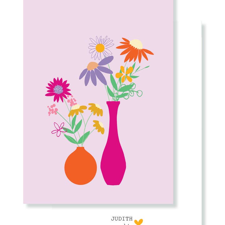 Biglietto - Due vasi per la vendita all'ingrosso da parte di JUDITH maakt