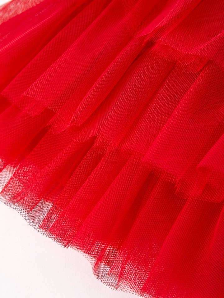 Rylee Faith Designs - Wholesale Dress - Kids - Independence Day Cherry Print Tulle Dress
