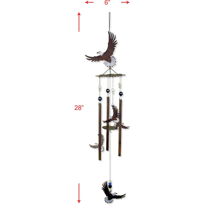 Sunset Vista Designs - Wholesale Wind Chime - Chime -Eagle 28"