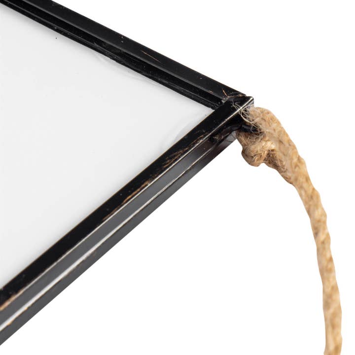 Rinkit Ltd - Wholesale Picture Frame - 8" x 8" Black Hanging Metal Photo Frame - by Nicola Spring