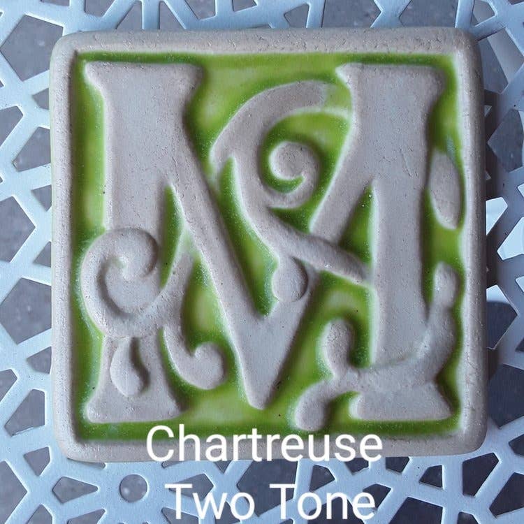 Whistling Frog Tile Inc. - Wholesale Wall Tile - Letter A Tile, William Morris Style 4x4"6