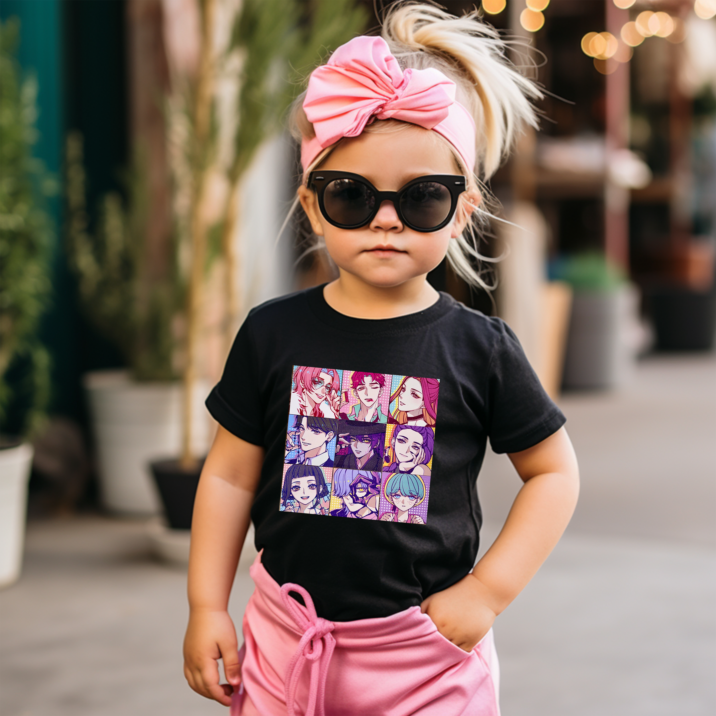Little Trendy - Wholesale Screen Printed T-Shirt - Kids - KDH K-pop inspired short-sleeved T-shirt3