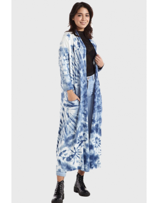 Kathmandu Imports - Wholesale Cardigan - Women's - Tie-Dye Cardigan/ Duster (TH-838)1