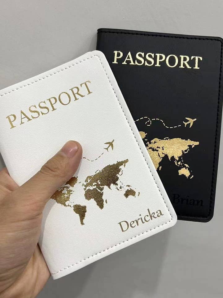 Personalized Passport Holder, Custom Name, Travel Gift for wholesale by Perfectgiftstogive