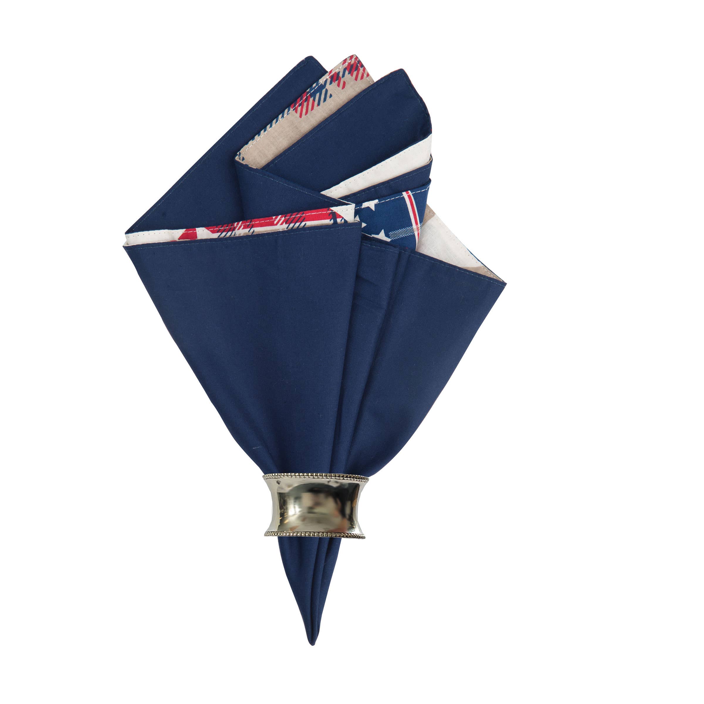 C&F Home - Wholesale Dinner & Cloth Napkin - SALE Patriotic Levi Star 4th Of July Napkin1