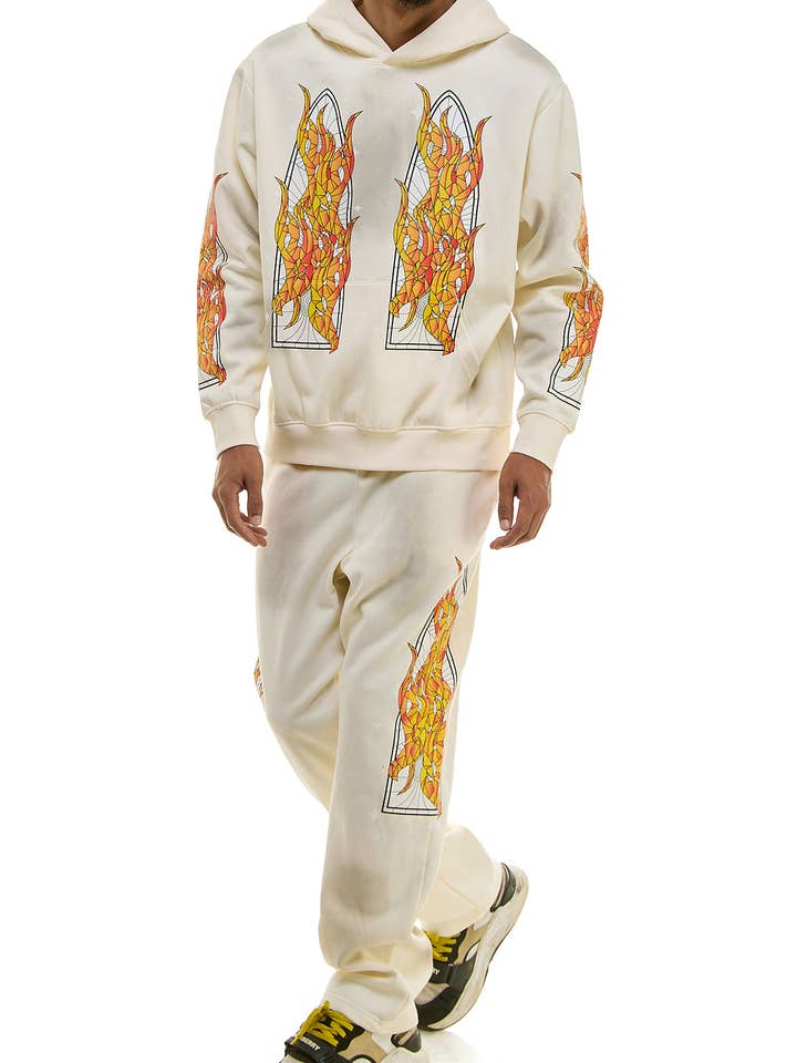 FLAME WINDOW SWEATSUIT and other Purchase Wholesale sweatsuit set men. Free Returns & Net 60 Terms on Faire trending on Faire.