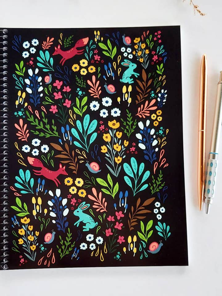 Notebook - Critters for wholesale by Elaine in the Membrane