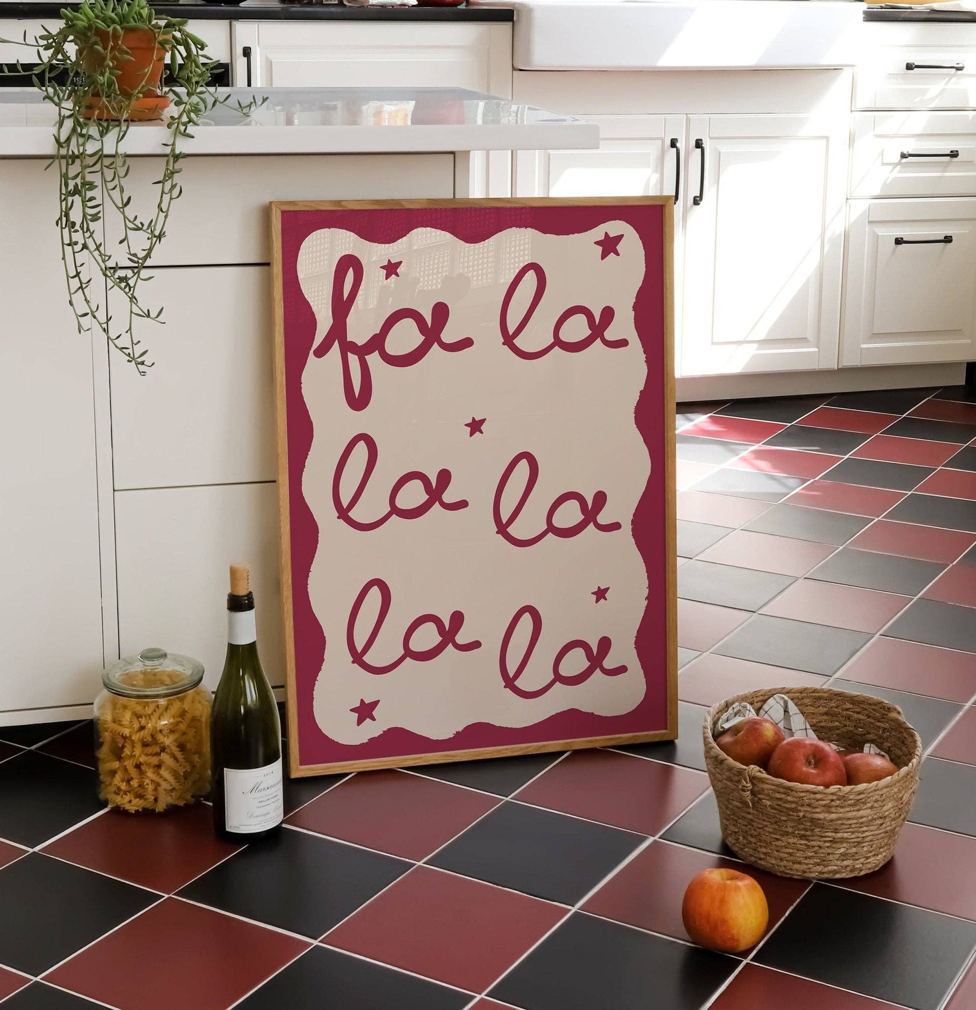 Moonshine Prints - Wholesale Art print - Fa La La La Christmas Print