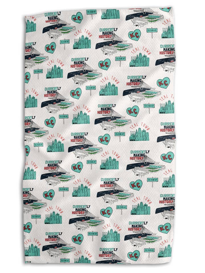 Torchon de cuisine "Faire l'Histoire" pour la vente par Absorb-Lumen