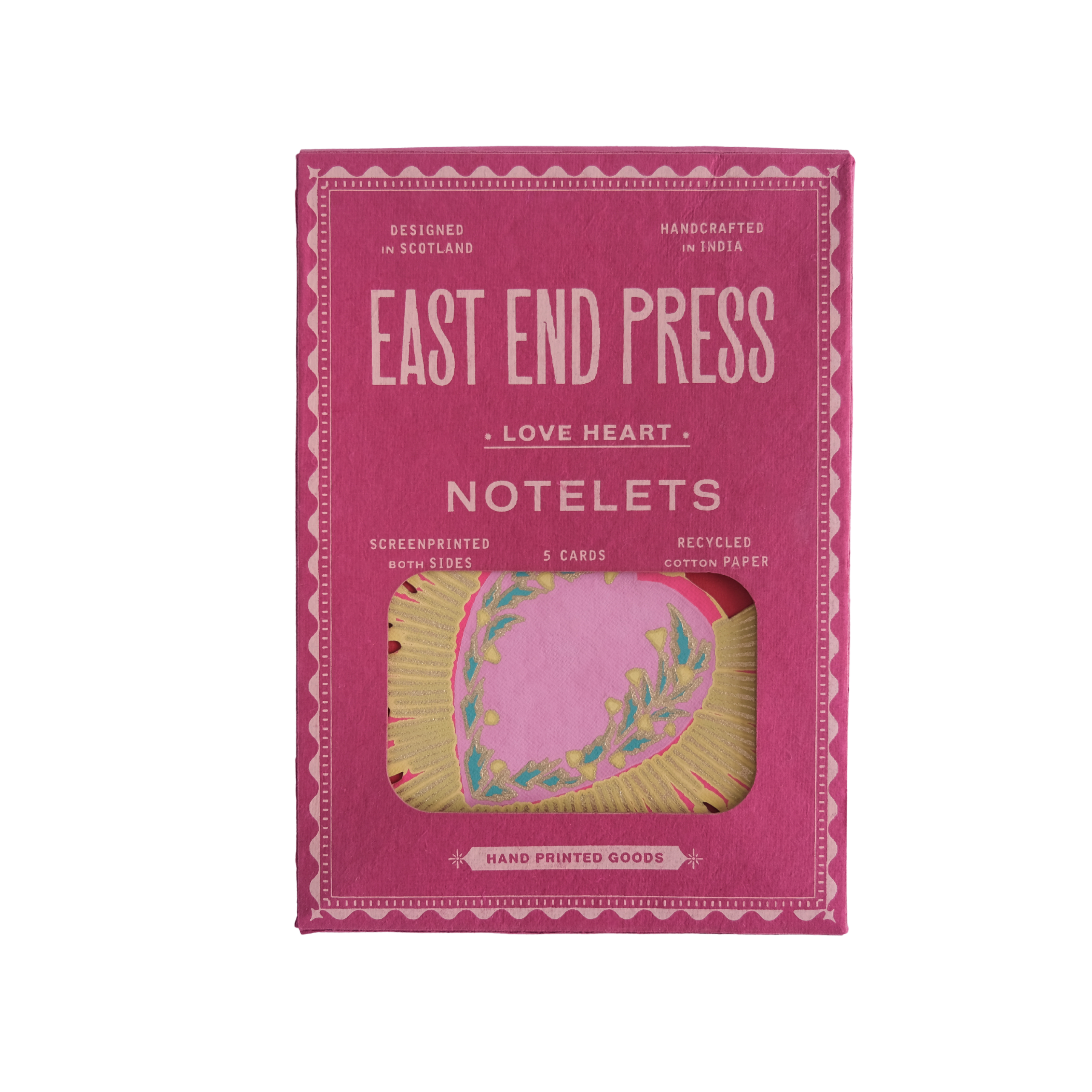 East End Press – wholesale Stationery/notecard set – Love Heart Notecards Set16
