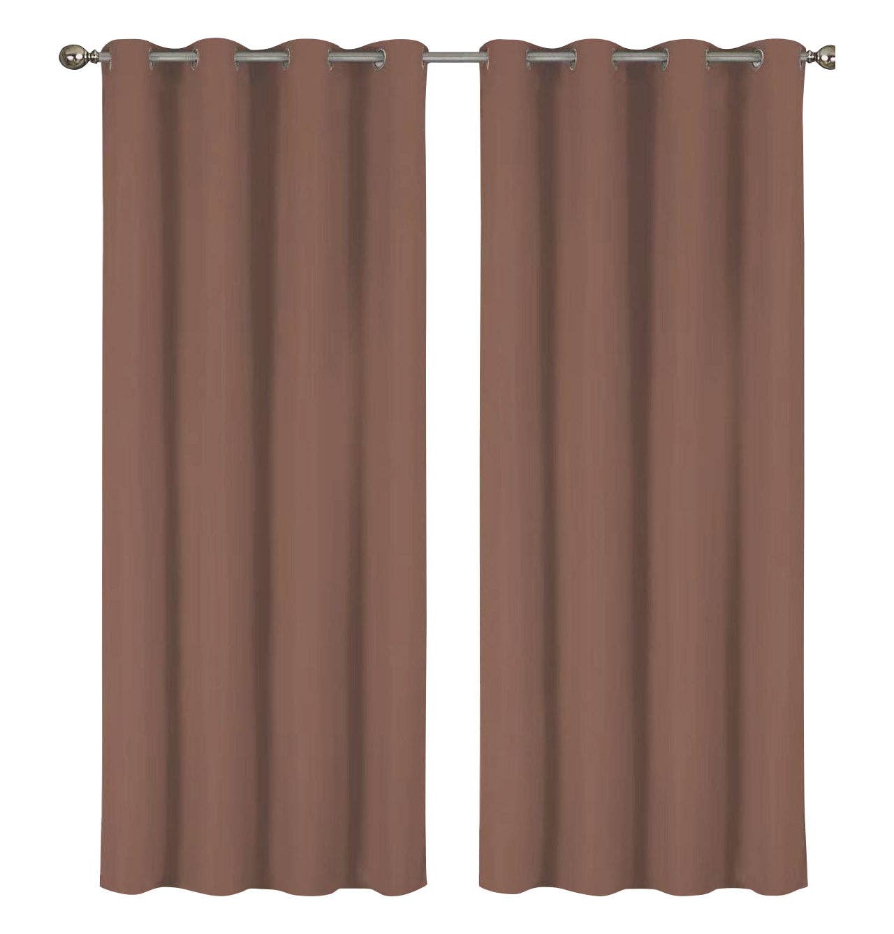 J&V TEXTILES – wholesale Curtain – 2 Pack - 55'' X 84'' Solid Thermal Blackout Panels (19 Colors)15