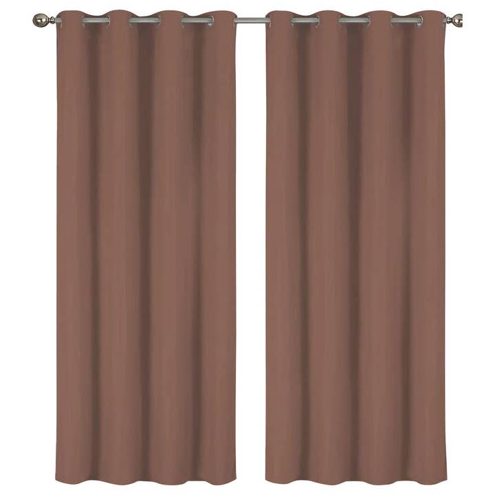 J&V TEXTILES - Wholesale Curtain - 2 Pack - 55'' X 84'' Solid Thermal Blackout Panels (19 Colors)15