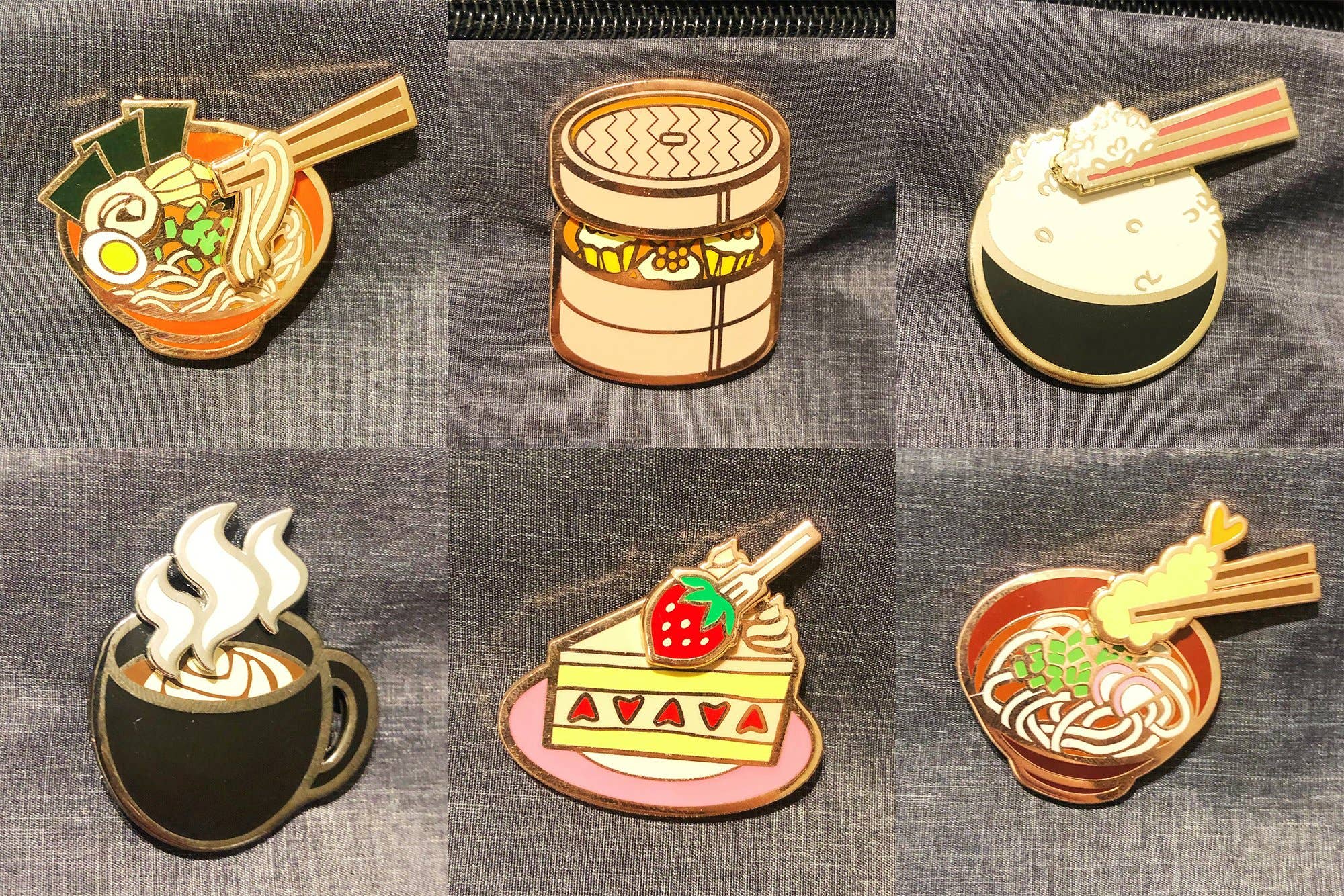 Noms - Wholesale Lapel Pin/Button - Coffee Sliding Enamel Pin2