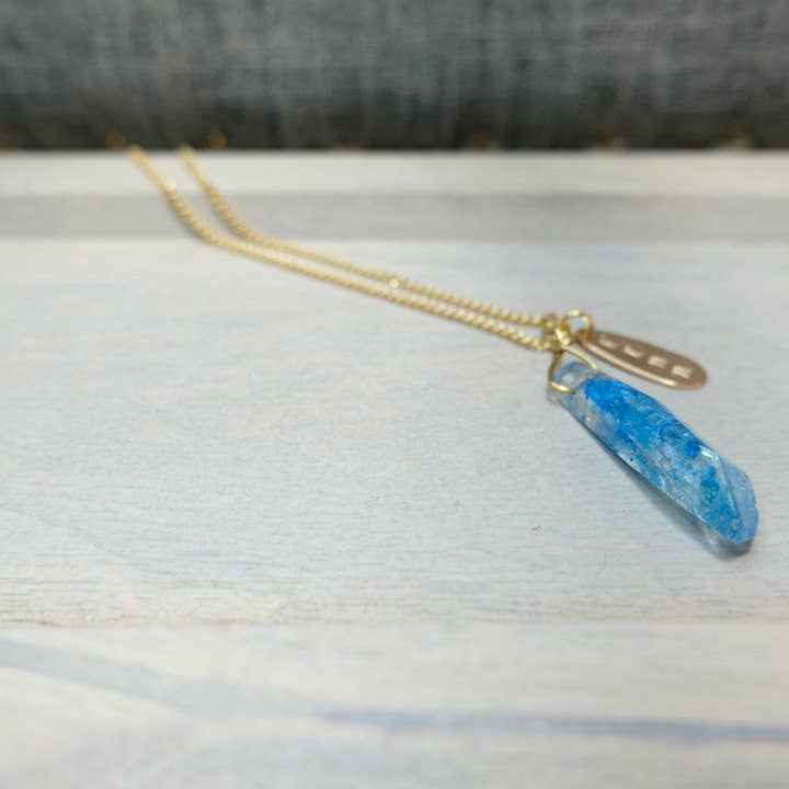 BlueButterflyBazaar – wholesale Pendant/charm necklace – Finn’s Kyber Crystal Small Pendant Necklace Star Wars Gift4