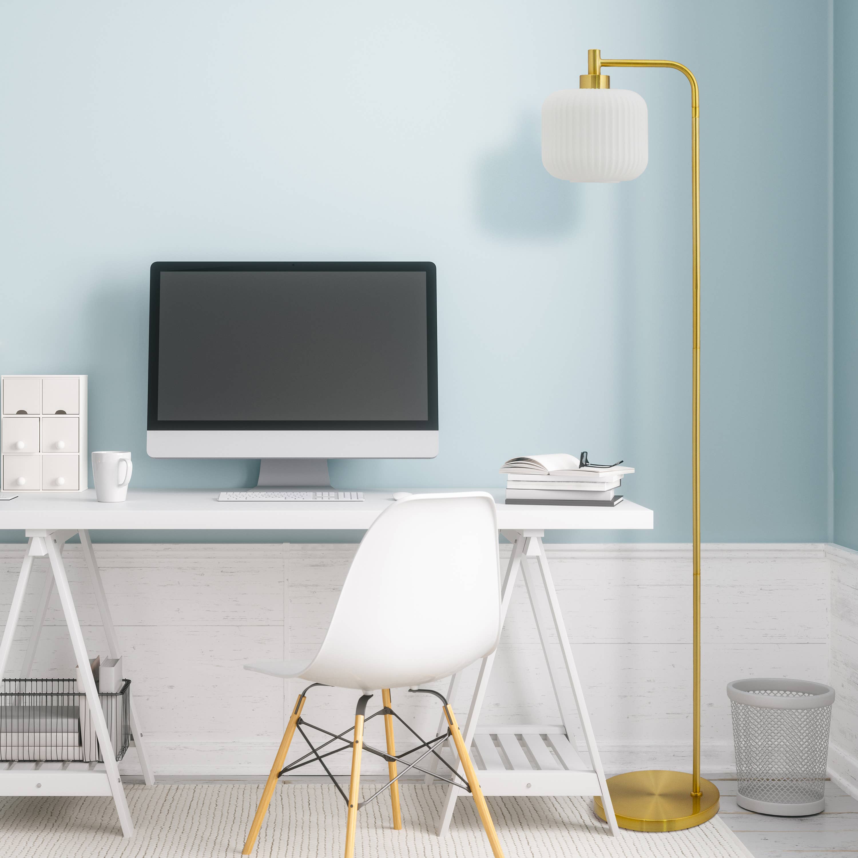 River of Goods - Wholesale Floor Lamp - 63"H Rowan Globe Shade Floor Lamp6