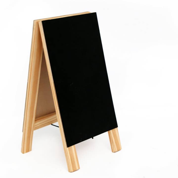 Geko Products - Wholesale Chalkboard - Free Standing Tabletop A Frame Easel Chalkboard 31cm