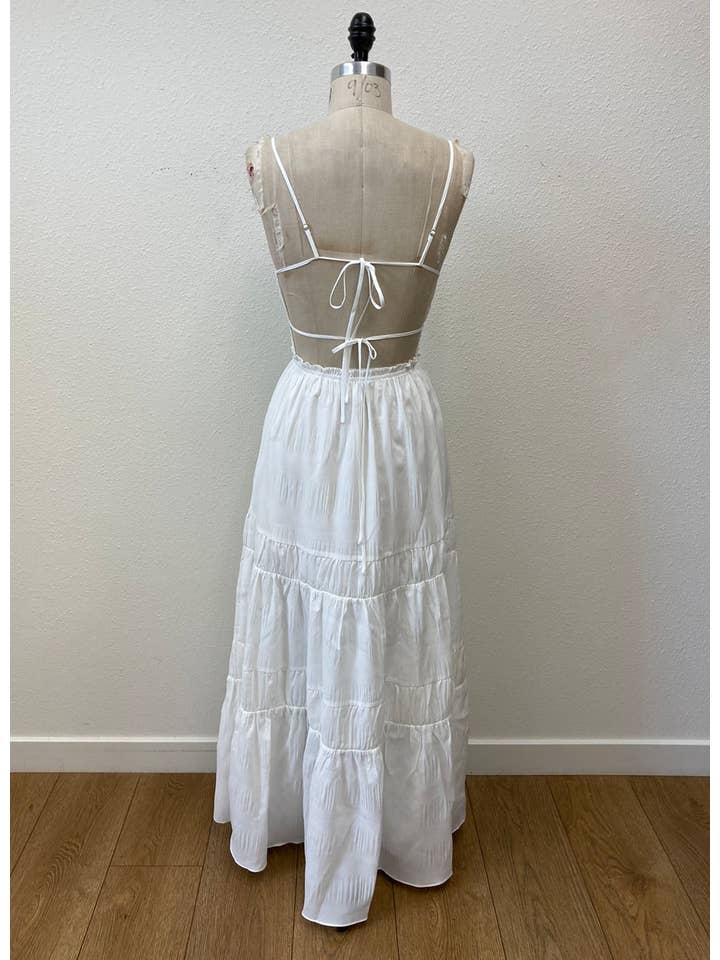 ACOA COLLECTION - Wholesale Dress - Women's - OPEN BACK MAXI DRESS