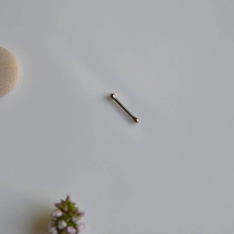 StockJWL - Wholesale Stud/Post Earrings - 1.5 mm Ball Nose Pin Nose Piercing  Thin Tiny Nose Stud  Nose Studs Nose Pin Nose Pins  Thin Tiny Gold Silver Black4