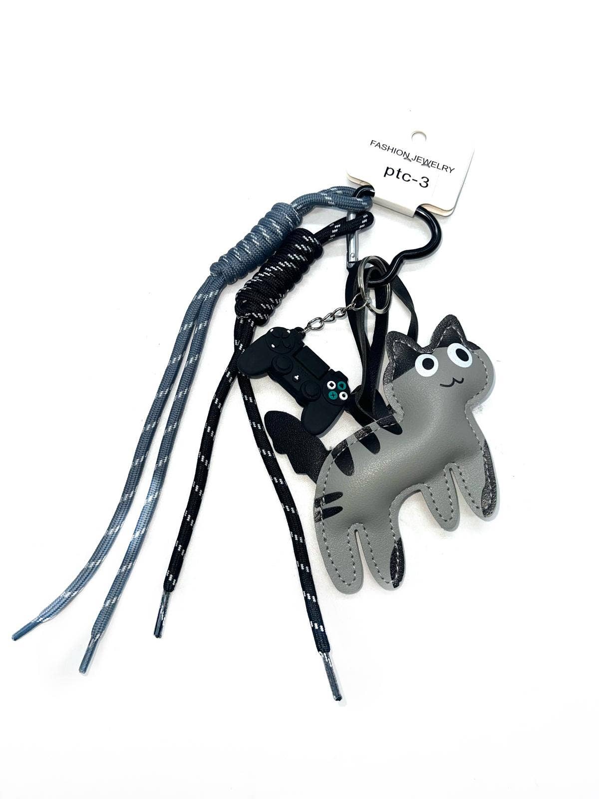 LINETA - Wholesale Keychain - Women's - PTC-3 Trendy keychain with cat pattern3