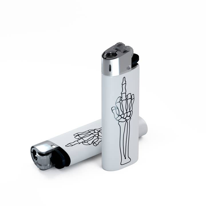 jeganmones - Wholesale Lighter - Middle Finger Skeleton Lighter